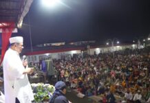 Hadiri Tabligh Akbar Manakib, LaNyalla Sampaikan Pentingnya Keyakinan untuk Capai Tujuan