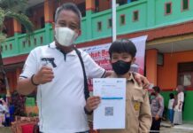 Siswa SDN 099 Katokkoan Masamba Aidin Chito Raharja Mengaku Sehat dan Bugar Pasca Vaksinasi