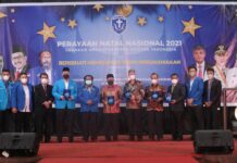 Hadiri Natal Nasional GAMKI di Sumatera Barat, Wamenag Sampaikan 2022 Tahun Toleransi