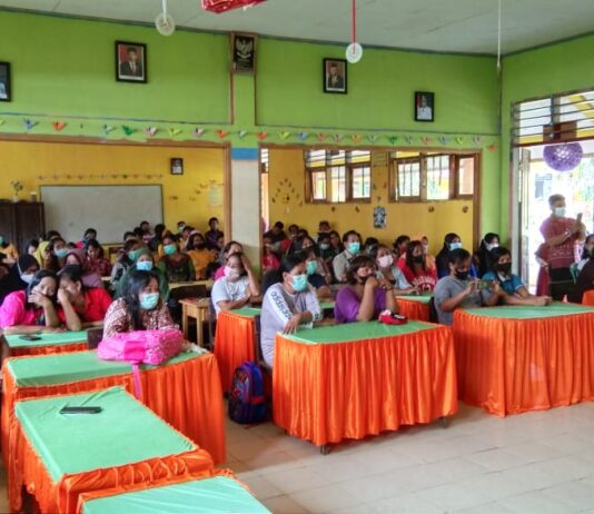 Orang Tua Siswa SDN 128 Harapan Antusias Sukseskan Imunisasi Menuju Siswa Merdeka Belajar