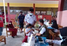 Vaksinasi di SDN 170 Mulyasri Capai 77.3 Persen, Ini Harapan Kepala Sekolah !