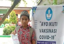 165 Siswa SDN 107 Lagego Selesai Divaksin Covid19