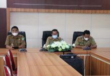 Pemkab Lutim Ikuti Briefing Masalah Pencegahan Tindak Pidana Korupsi