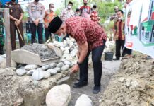 Budiman Bersama Forkopimda Letakkan Batu Pertama Pembangunan Masjid Ponpes Hidayatullah