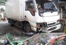 Truk Box VS Sepeda Motor, Korban Meregang Nyawa Tulang Rusuk dan Leher Patah