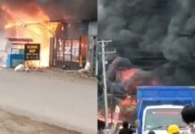 Kebakaran di Morowali, 3 Toko 11 Kamar Kost Ludes