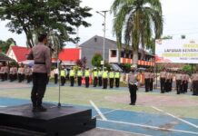 28 Personel Polres Luwu Timur Naik Pangkat