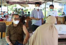 Sekda dan Kepala OPD Lutim Terima Suntikan Vaksin Covid19 Booster