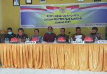 Kapolsek Malangke Hadiri Reses DPRD Luwu Utara Masa Sidang II Dalam Menyerap Aspirasi Tahun 2022