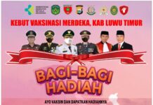 Kebut Vaksinasi Merdeka, Pemkab Lutim Bagi-bagi Hadiah