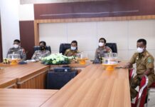 Staf Ahli Bersama Kapolres Lutim Ikuti Arahan Presiden Secara Virtual