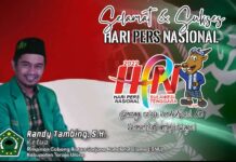 Ketua Ikatan Pimpinan Cabang ISNU Toraja Utara Ucapkan Selamat Hari Pers Nasional Tahun 2022Â