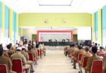 Staf Ahli Pembangunan Pimpin Rakor Percepatan Penanganan Covid 19