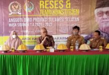 Di Reses Anggota DPRD Sulsel, Asisten Pemerintahan Paparkan Program PrioritasÂ