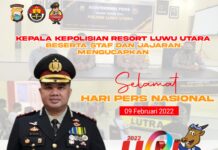 Hari PERS Nasional 2022, Ini Harapan Kapolres Luwu Utara