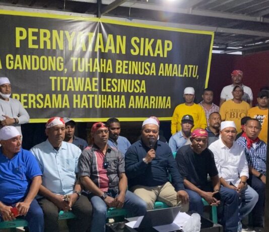 Hatuhaha Amarima Bersama Pela-Gandong Tuhaha Beinusa Amalatu-Titawaai, Sampaikan Sikap Soal Konflik di Pulau Haruku