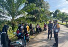 Sat Lantas Polres Luwu Timur Sosialisasi Disiplin Berlalu Lintas dan Protokol Kesehatan