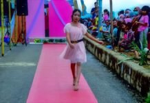 Putra-Putri Bupati Ramaikan Fashion Show di Tanggul Pelangi Kolonodale