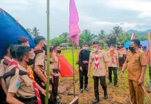 Buka Perkemahan Pramuka, Wabup Morut Ingatkan Dua Hal Penting Untuk Kaum Muda