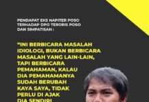 Ini Pendapat Eks Napiter Poso Mengenai Simpatisan dan DPO Teroris Poso