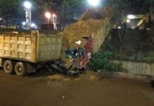 Drivers Ngantuk, Truck PT. IMIP Tergelincir