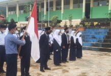 Pelantikan Pengurus OSIM MTsN 1 Morut Periode 2021-2022