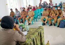 Kapolsek Baebunta Hadiri RAKOR Lintas Sektor di Kecamatan Baebunta Selatan