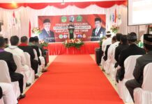 Didampingi Ketua DPRD, Budiman Kukuhkan FKUB Luwu Timur