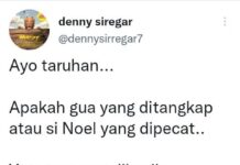 Noel Menang Polling di Laman Twitter Deny Siregar 97 Persen Dari 217.240 Nitizen
