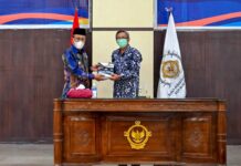 Wabup Morut Hadiri Penyerahan Laporan Keuangan Daerah Hasil Audit BPK Perwakilan Sulteng