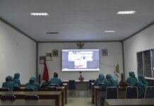 TP PKK Lutim Hadiri Pelantikan Ketua TP PKK Provinsi Sulsel Secara Virtual