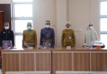 Bersama Forkopimda, Bupati Lutim Hadiri Rapat Koordinasi TP4GN
