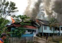 Satu Rumah di Wasuponda Terbakar