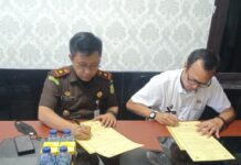 Penandatanganan MoU Antara Dispora Bekerjasama dengan Kejaksaan Negeri Cabang Kolonodale