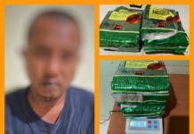 Polda Sulawesi Selatan Amankan Kurir Sabu 2 Kilogram