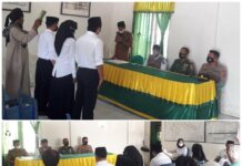 Kades Samaenre Lantik 3 Perangkat Desa, Ini Pesan Camat Bengo