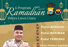 Selama Bulan Puasa, Kapolres Luwu Utara Canangkan 6 Program Ramadhan, Ini Nama Programnya