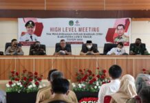Bupati Lutim Pimpin Rakor Tim Pengendalian Inflasi Daerah