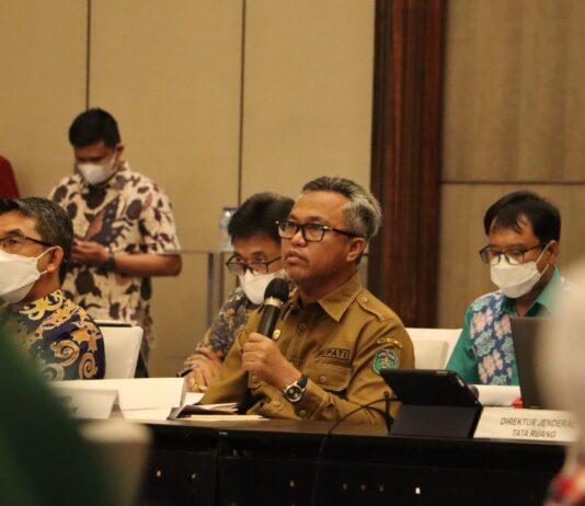 Bupati Lutim Paparkan RDTR Kawasan Perkotaan Matoto Dihadapan Kementrian ATR / BPN