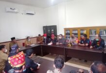 Tolak Pemalangan Jalan Area PT GNI, Lembaga Adat Wulanderi Temui Pemda Morowali Utara