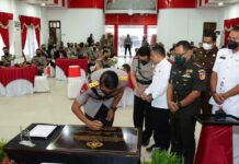Pengukuhan Polresta Palu, Ini Pesan Kapolda Sulteng