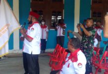 Hendrik Yance Udam Melantik DPAC Gercin Indonesia se-Wilayah Adat Grime Nawa Jayapura Papua