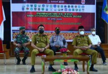 Bupati Morut Hadiri Peringatan Hari Otonomi Daerah ke XXVI