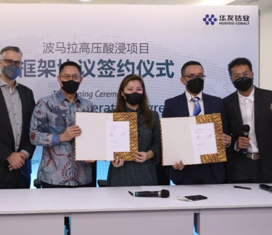 PT Vale dan Huayou Menandatangani Perjanjian Kerangka Kerjasama untuk Proyek HPAL Pomalaa