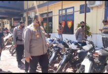 Pernah Kehilangan Motor ? Segera Cek di Polsek Sukamaju, Ada 28 Unit Motor Curian Diamankan !