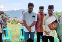 Wabup Morowali Utara Letakan Batu Pertama Pembangunan Madrasah Diniyyah Awaliyyah