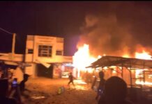 Pasar Rakyat Bahodopi Terbakar, Satu Los Ludes