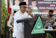 Hadiri Harlah ke 88, Bupati Apresiasi Peran GP Ansor Dalam Penanganan Covid 19
