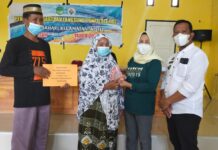 Pemdes Bahari Salurkan BLT DD untuk 80 KPM, Kades : Semoga Barokah