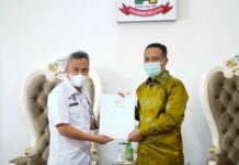 Terkait Hari Jadi Lutim, Budiman Audiens Dengan Gubernur Sulsel